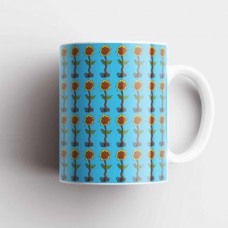 Sunflower Pattern Mug